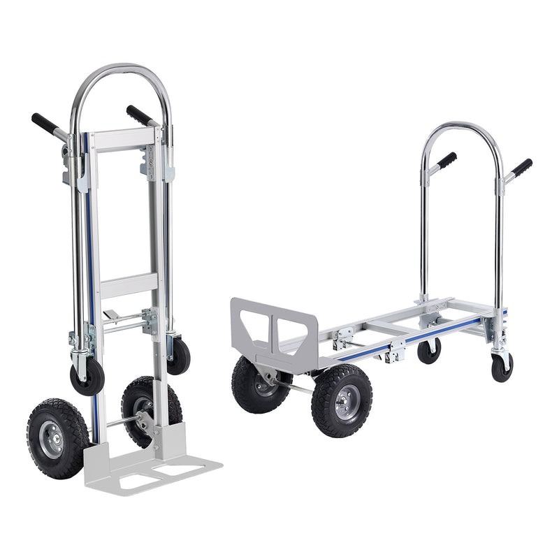 Aluminum Hand Truck 2 in 1 363kg Folding Dolly Platform Cart