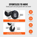 Aluminum Hand Truck 2 in 1 363kg Folding Dolly Platform Cart