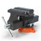 16.7cm Bench Vise Anvil Swivel Locking Base Heavy Duty Iron