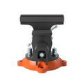 16.7cm Bench Vise Anvil Swivel Locking Base Heavy Duty Iron