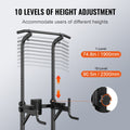Power Tower Pull Up Dip Station 10-Level Adjustable Bench 440LBS