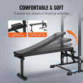 Power Tower Pull Up Dip Station 10-Level Adjustable Bench 440LBS