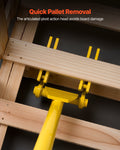 Pallet Buster 1m Carbon Steel Wrecking Pry Bar 907kg Weight Capacity