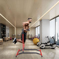 Power Tower Dip Station Pull Up Bar 220LBS Capacity Height Adjustable