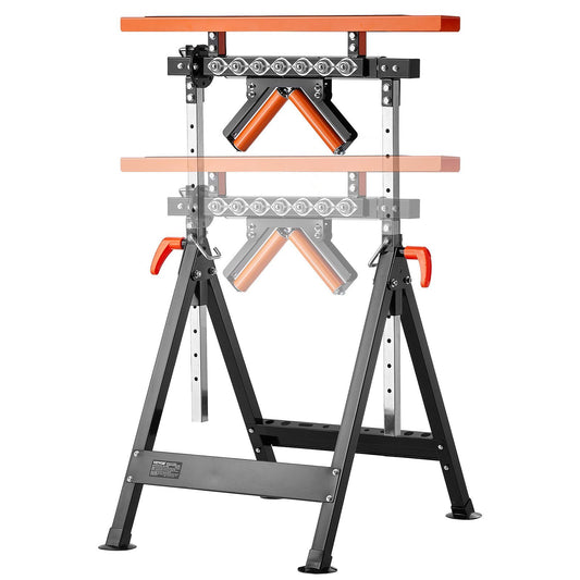 Roller Stand 4-in-1 220kg Adjustable 838-1270mm Folding Heavy Duty