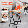 Roller Stand 4-in-1 220kg Adjustable 838-1270mm Folding Heavy Duty