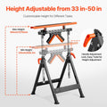 Roller Stand 4-in-1 220kg Adjustable 838-1270mm Folding Heavy Duty