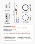 Glow Plug Repair Kit 8V Diesel Heater 2KW 5KW 8KW Car Truck