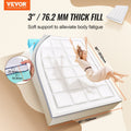 QUEEN Memory Foam Mattress Topper 76mm Fibre Fill Cooling