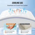 QUEEN Memory Foam Mattress Topper 76mm Fibre Fill Cooling