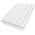 QUEEN Memory Foam Mattress Topper 76mm Fibre Fill Cooling