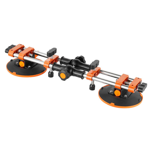 Seamless Seam Setter, 2 Packs Granite Seam Setter with 6 in Vacuum Suction Cups, Seam Joiner for Seam Joining & Leveling, 90°-120° Adjustable, Countertop Installation Tool for Tile Marble Slab