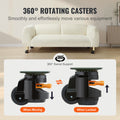 Levitex Leveling Casters Set 4 1000kg Heavy Duty Swivel Wheels