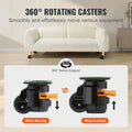 Levitex Levelling Casters Set 4 500kg Heavy Duty Swivel Wheels