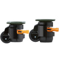 Levitex Levelling Casters Set 4 500kg Heavy Duty Swivel Wheels