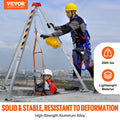 Confined Space Tripod Kit 2600lbs Winch 8ft Legs 98ft Cable
