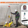 Confined Space Tripod Kit 2600lbs Winch 8ft Legs 98ft Cable