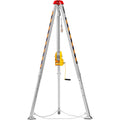 Confined Space Tripod Kit 2600lbs Winch 8ft Legs 98ft Cable