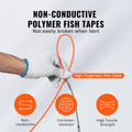 Fish Tape 38.1m 4.5mm Non-Conductive Cable Puller Wire Conduit Tool