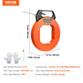 Fish Tape 38.1m 4.5mm Non-Conductive Cable Puller Wire Conduit Tool