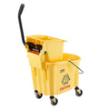 Mop Bucket 26L Side Press Wringer Yellow Commercial Floor