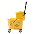 Mop Bucket 26L Side Press Wringer Yellow Commercial Floor