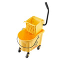 Mop Bucket 26L Side Press Wringer Yellow Commercial Floor