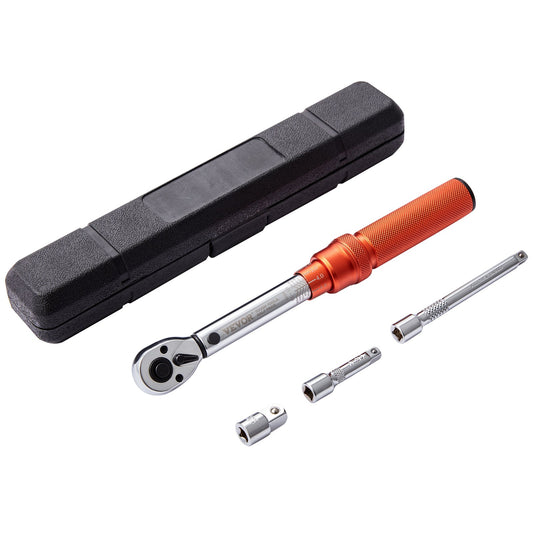 Torque Wrench Adjustable Torque Wrench 1/4" Drive 20-200in.lb - 2.3-23Nm