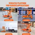 Hydraulic Lift Table Cart, 500lbs Capacity 28.5