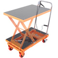 Hydraulic Lift Table Cart, 500lbs Capacity 28.5