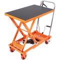 Hydraulic Lift Table Cart, 500lbs Capacity 28.5
