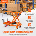 Hydraulic Lift Table Cart 500lbs 28.5