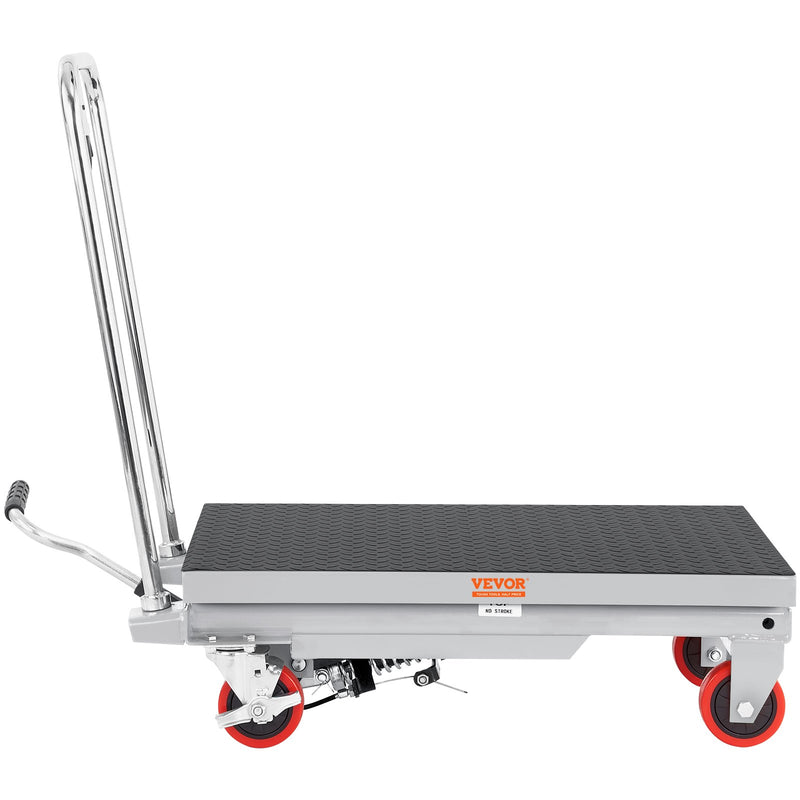 Hydraulic Lift Table Cart 500lbs 28.5