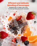 Blender 2L 2200W Ice Crushing Food Processor Self-Cleaning Black