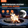 Fire Pit Ring 35in Outer 31in Inner Carbon Steel Campfire Bonfire