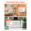 Barn Door Handle, 320 mm Rustic Fence Gate Handle, Rust-Resistant Coating, Heavy Duty Carbon Steel Outdoor Gate Handles, Easy to Install, Metal Sliding Door Pulls for Garage Shed Closet Pantry