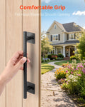 Barn Door Handle 320mm Rustic Carbon Steel Rust-Resistant Gate