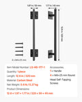 Barn Door Handle 320mm Rustic Carbon Steel Rust-Resistant Gate