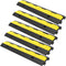 Cable Protector Ramp 5 Pack 2 Channel Rubber Speed Bump 11000 LBS
