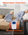 Wireless Bed Alarm System Chair Sensor Pad with Pager Alert