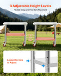Stainless Steel Table 60x90cm Food Prep Worktable Wheels