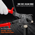 Ratcheting Cable Cutter, 250mm Ratchet Wire and Cable Cutter, Cut up to 240 mm², with Comfortable Grip Handles, Easy to Use Quick-Release Lever, Silicon-Manganese Spring Steel Blade