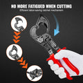 Ratchet Cable Cutter 240mm² Wire Cutting Tool Silicon-Manganese Blade