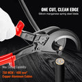 Ratcheting Cable Cutter, 280mm Ratchet Wire and Cable Cutter, Cut up to 400 mm², with Comfortable Grip Handles, Easy to Use Quick-Release Lever, Silicon-Manganese Spring Steel Blade
