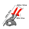 Ratcheting Cable Cutter, 280mm Ratchet Wire and Cable Cutter, Cut up to 400 mm², with Comfortable Grip Handles, Easy to Use Quick-Release Lever, Silicon-Manganese Spring Steel Blade
