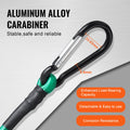 30pc 8mm Heavy Duty Bungee Cords Set Steel Carabiners