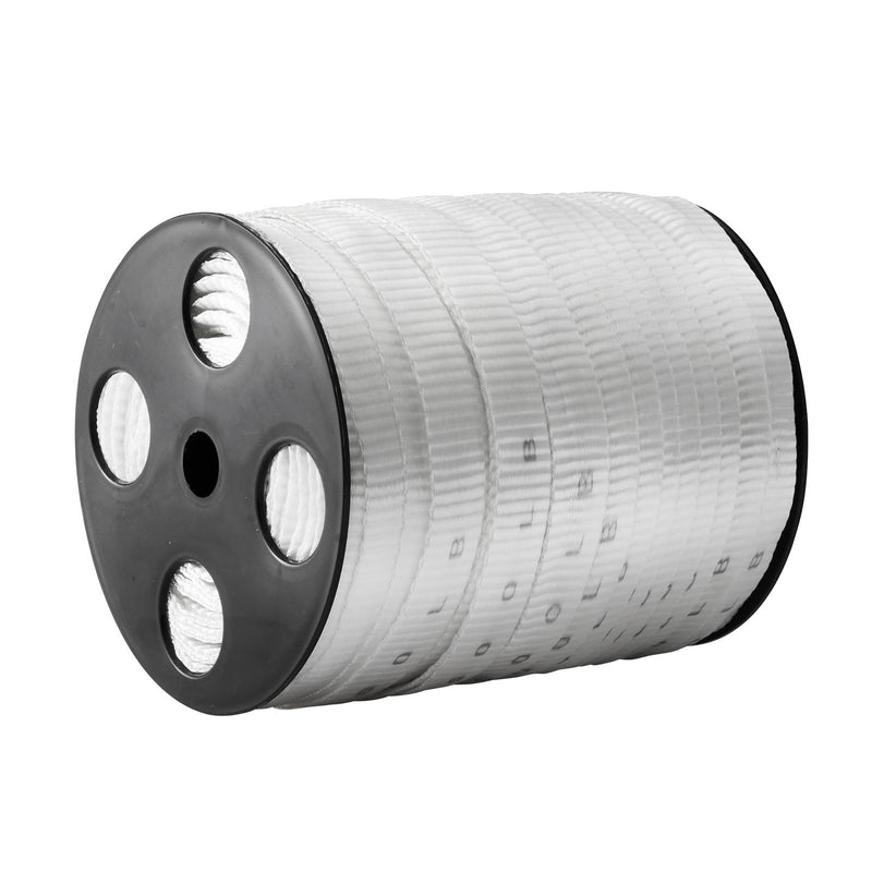 Polyester Mule Tape 1.9cm x 80.8m 1134kgf Tensile White
