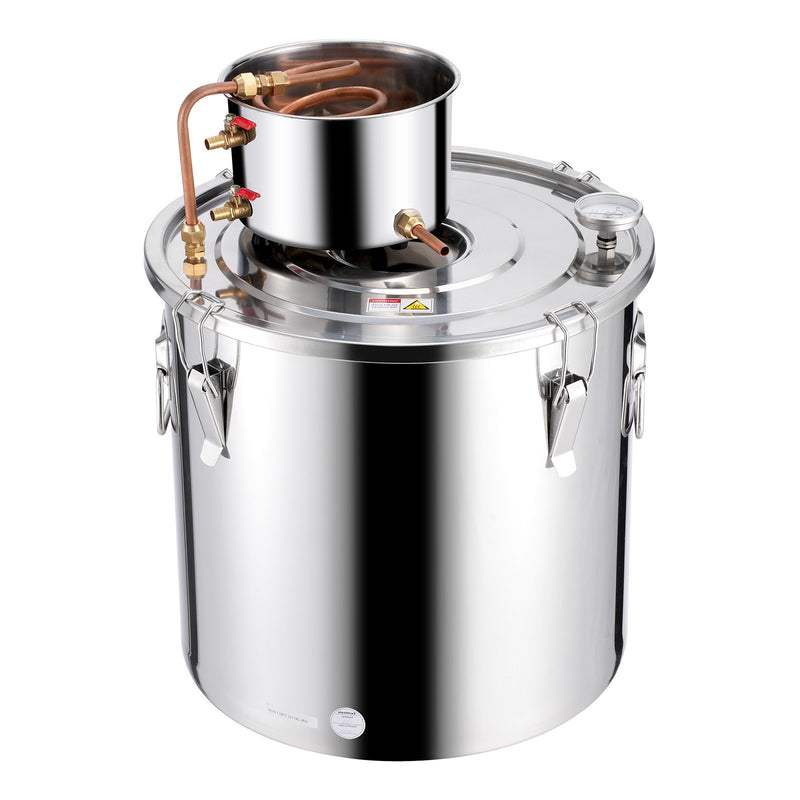Moonshine Still 13 Gal Stainless Steel Water Alcohol Distiller Kit