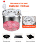 Moonshine Still 3 Gal Stainless Steel Alcohol Distiller Kit