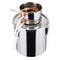 Moonshine Still 5 Gal Stainless Steel Alcohol Distiller Kit